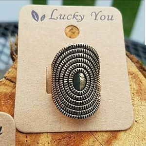 Gladiator Shield Adjustable Ring